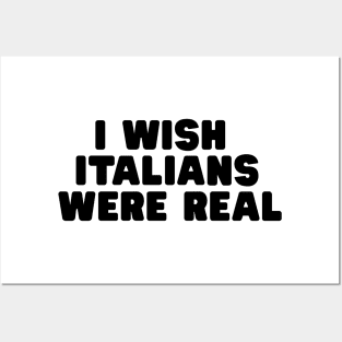 I Wish Italians Were Real Shirt, Y2K Funny 90s Slogan Text T-shirt, Aesthetic 00s Fashion, Cute Letter Print T Shirt Y2K Clothes Streetwear Posters and Art